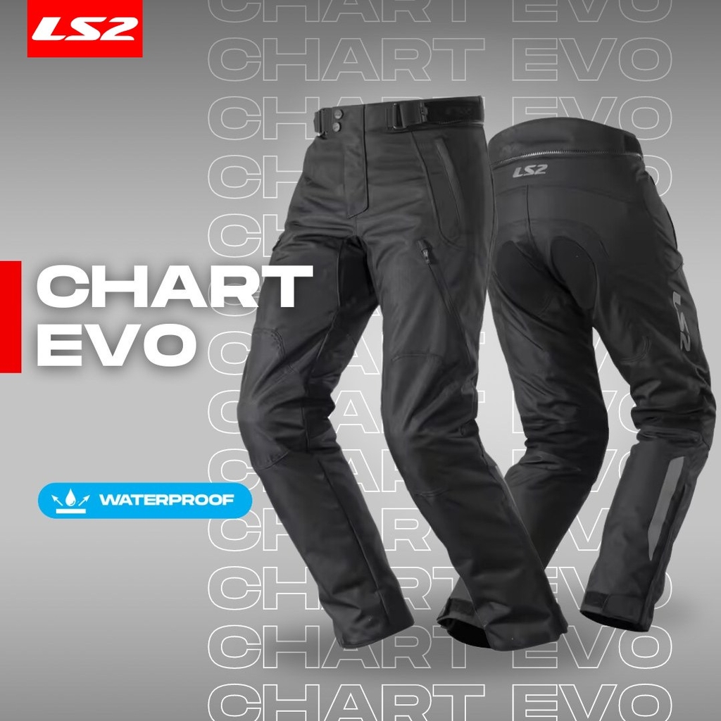 Quần Bảo Hộ Motor LS2 Chart EVO Man- Quần Motor Chống Nước