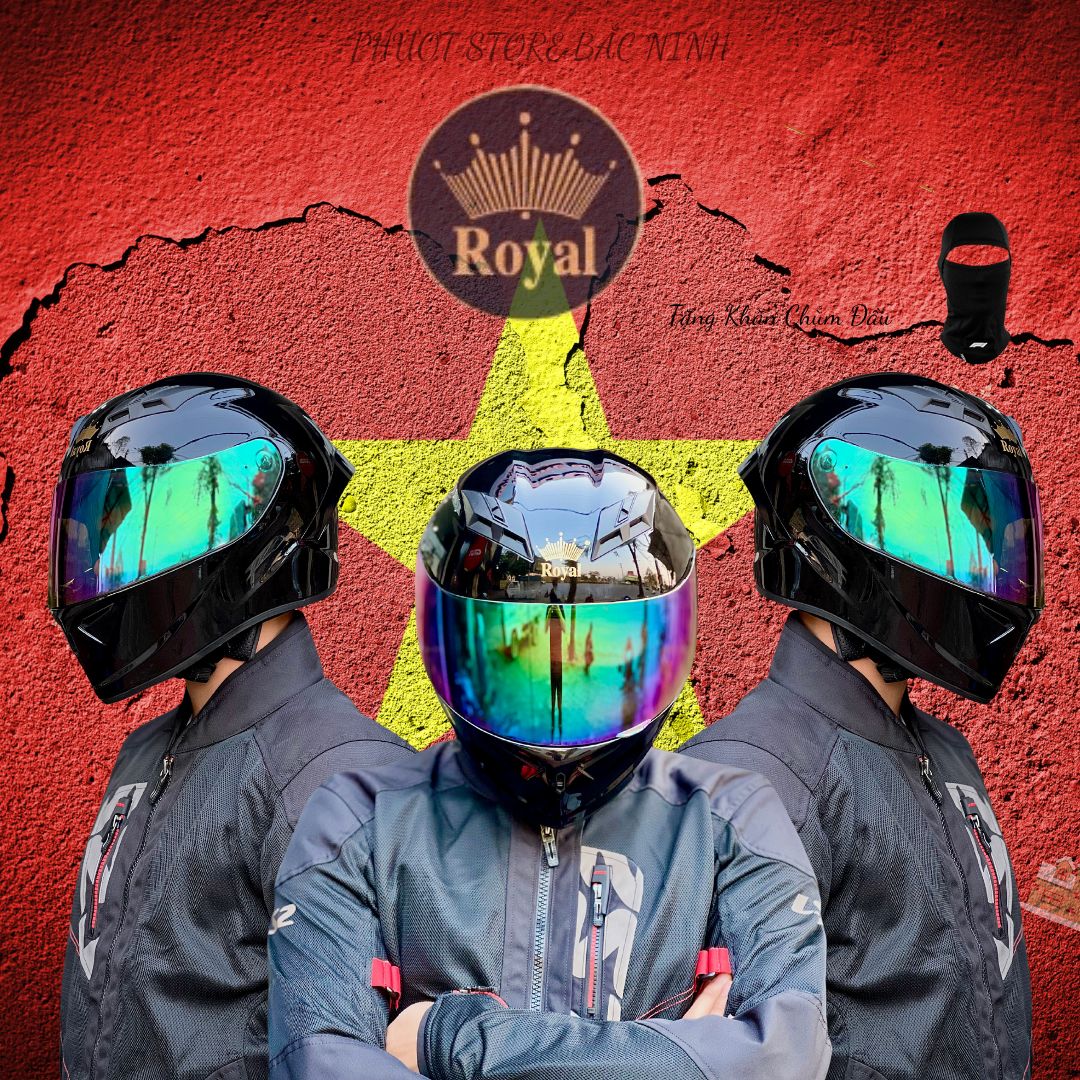 Mũ Bảo Hiểm Fullface Royal M266 - 2 Kính