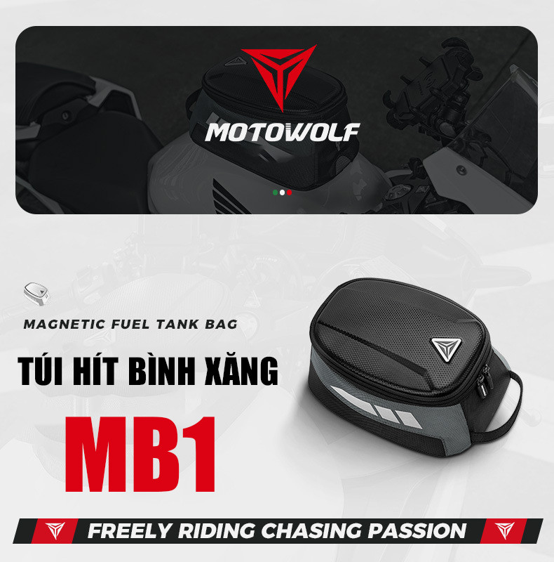 Túi Hít Bình Xăng MOTOWOLF MB1